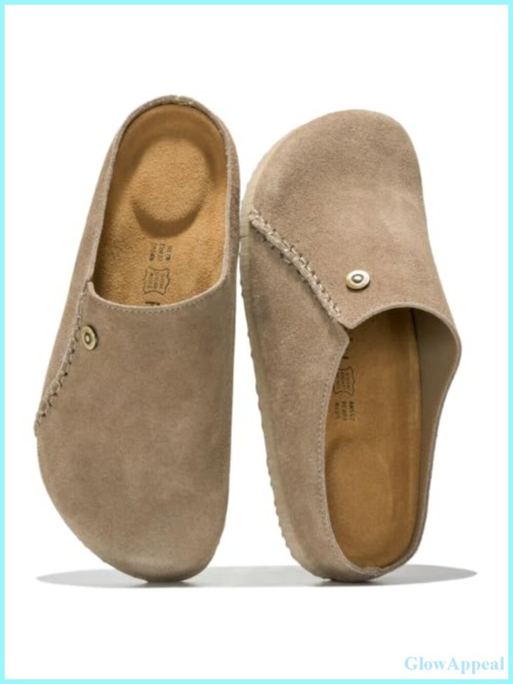 Women's Genuine Leather Mules & Clogs Non-Slip Memory Foam Slip-On